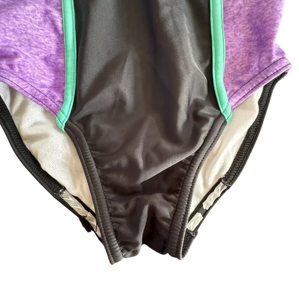 Girl’s Speedo One Piece Bathing Suit Size XS Racerback UPF 50+  Swim
